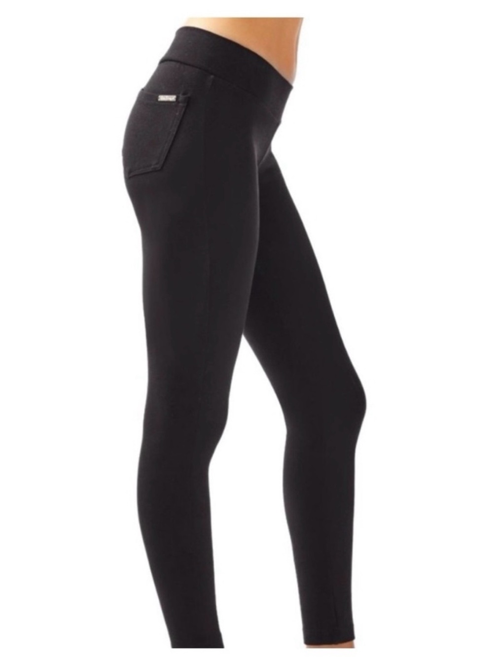 Lilly Pulitzer Black Ponte Travel Leggings, Size M